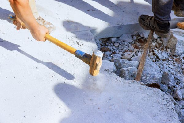 Concrete Pavement Demolition in Portland